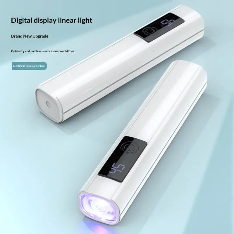 Portable UV LED Nail Lamp — Handheld Gel Curing Device for DIY Art
