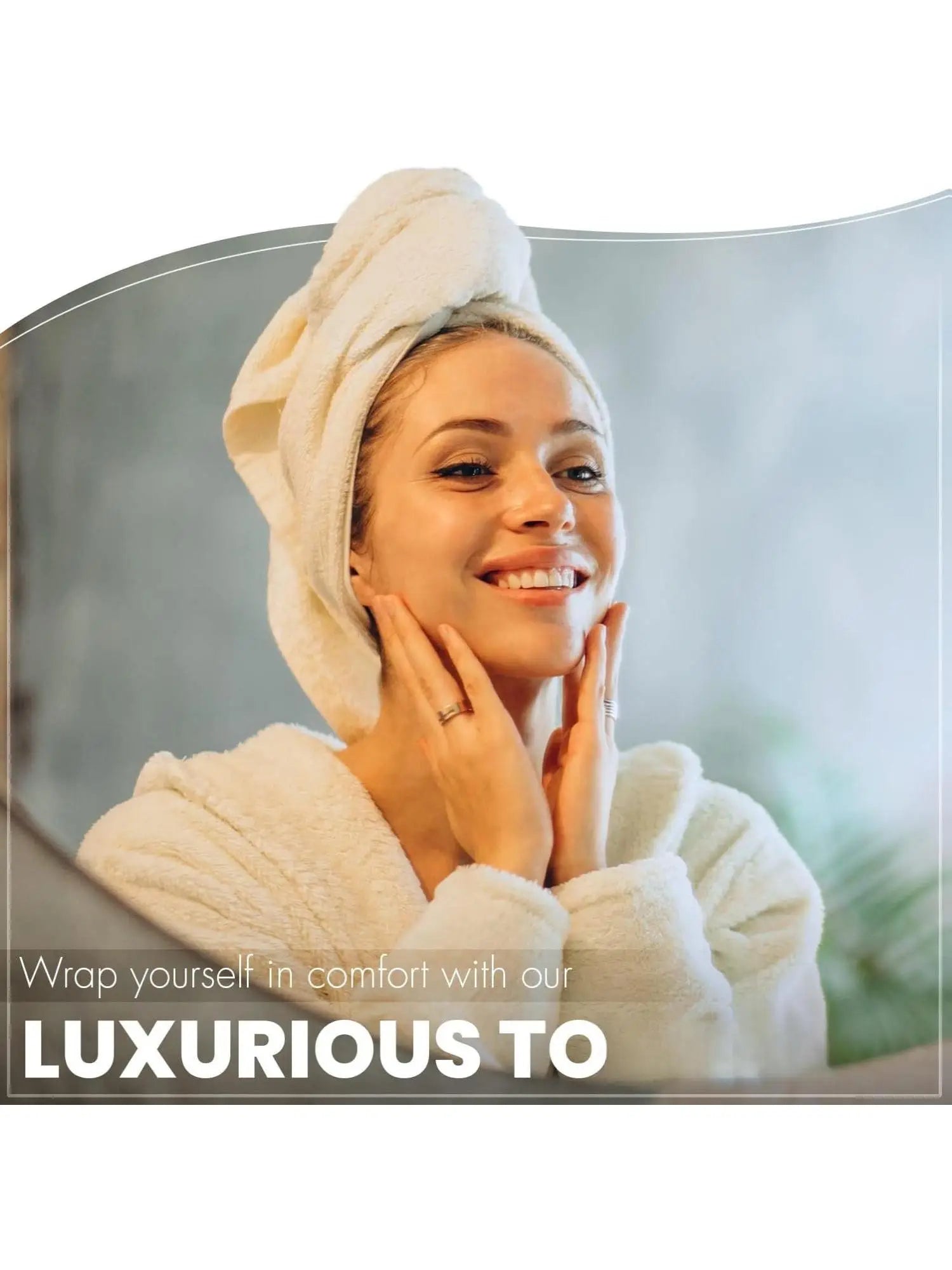 Bath Towels — Soft Absorbent Cotton
