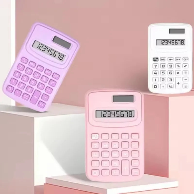 Solar Powered Scientific Calculator — Compact Desktop Mini Design