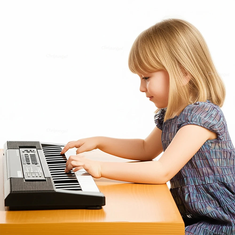 Chriyungel 37-Key Electronic Piano — Musical Instrument with Microphone