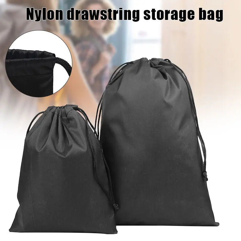 ACRDDK Drawstring Nylon Storage Bags — Lightweight Travel Organizer