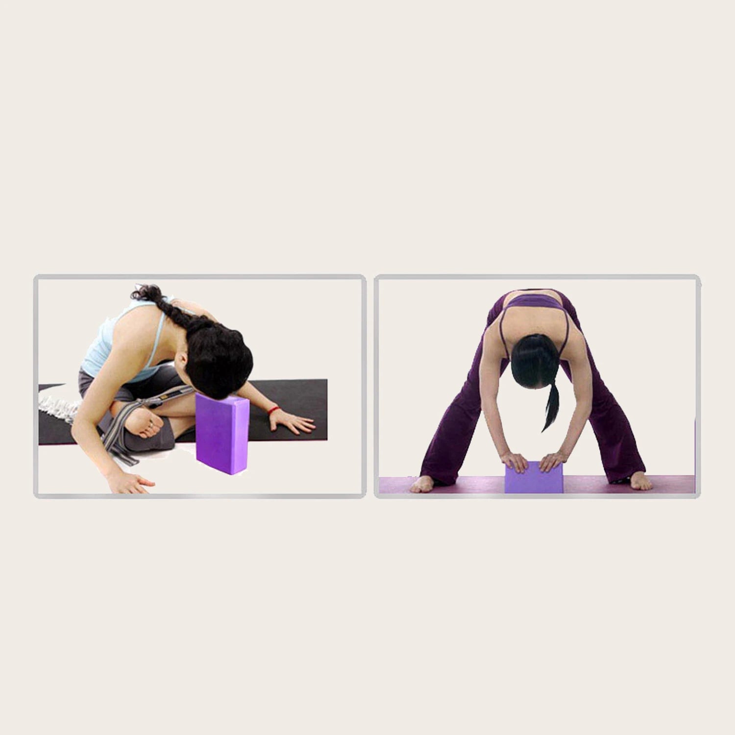 High Density Yoga Blocks — Firm EVA Foam Bricks for Support