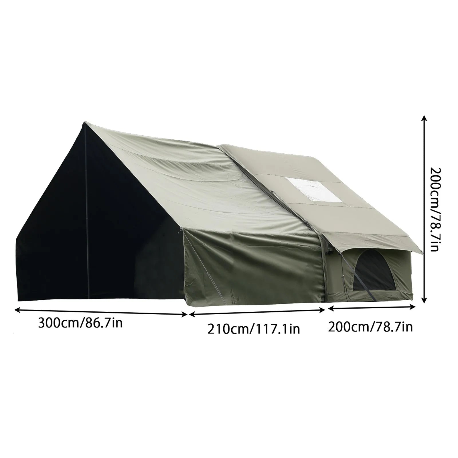 Pakicetus Inflatable Camping Tent — Luxury Glamping Gear for Families