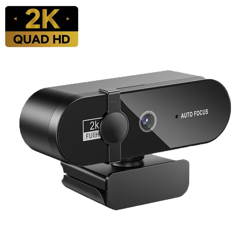 High Definition Mini Webcam — Auto Focus USB Camera with Microphone
