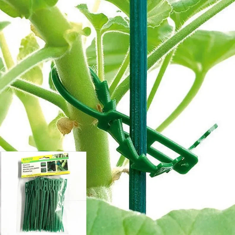 Garden Cable Ties — Adjustable Plant Support