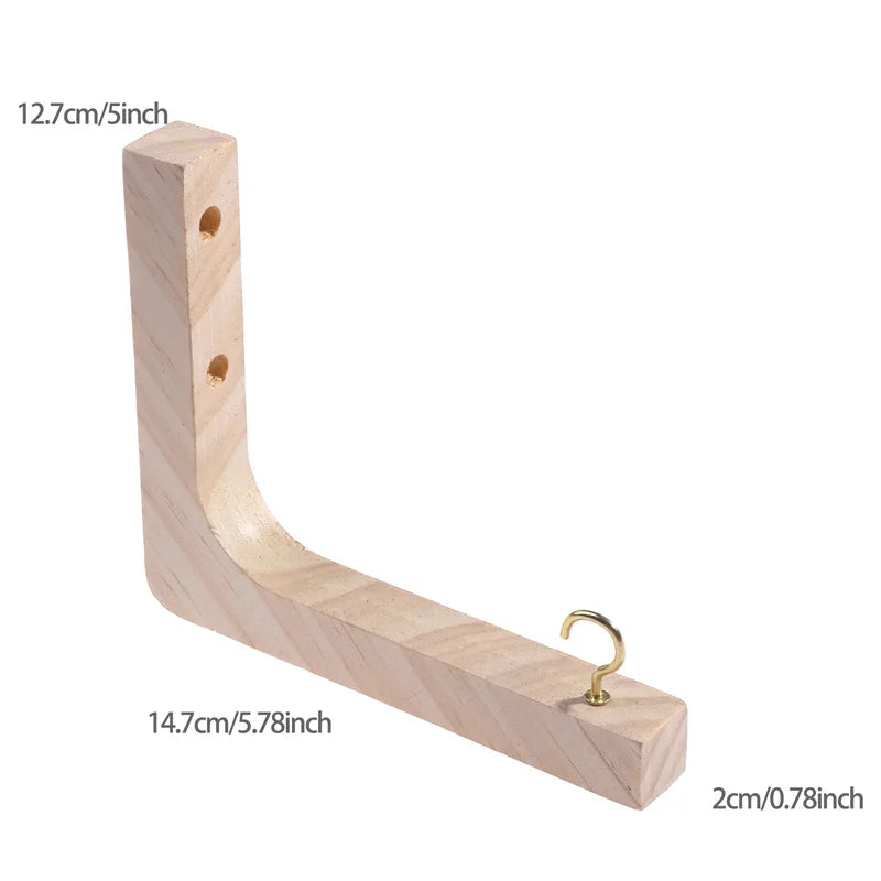Wood Plant Hanger — Hanging Flower Pot Hook