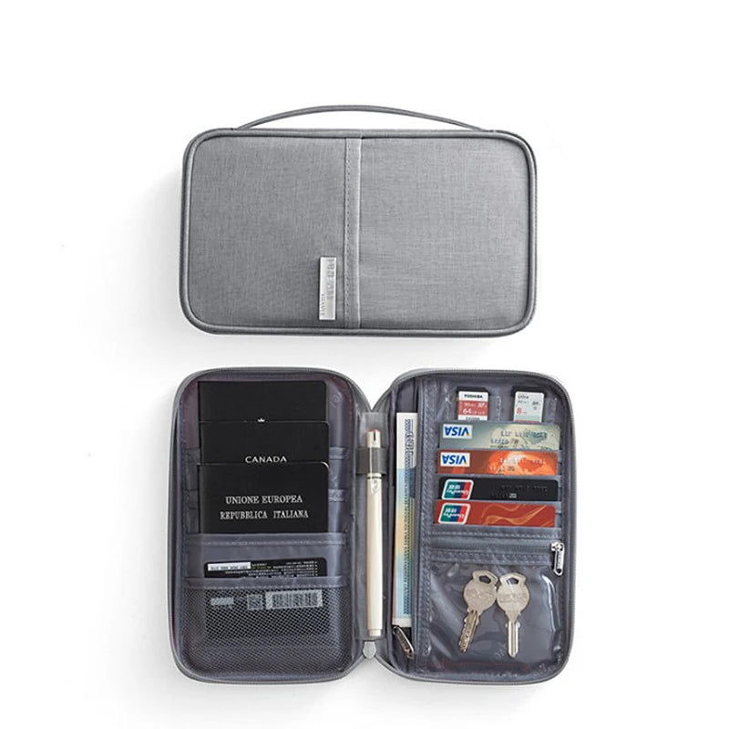 PULUE Travel Wallet Organizer — Waterproof Passport & Document Holder