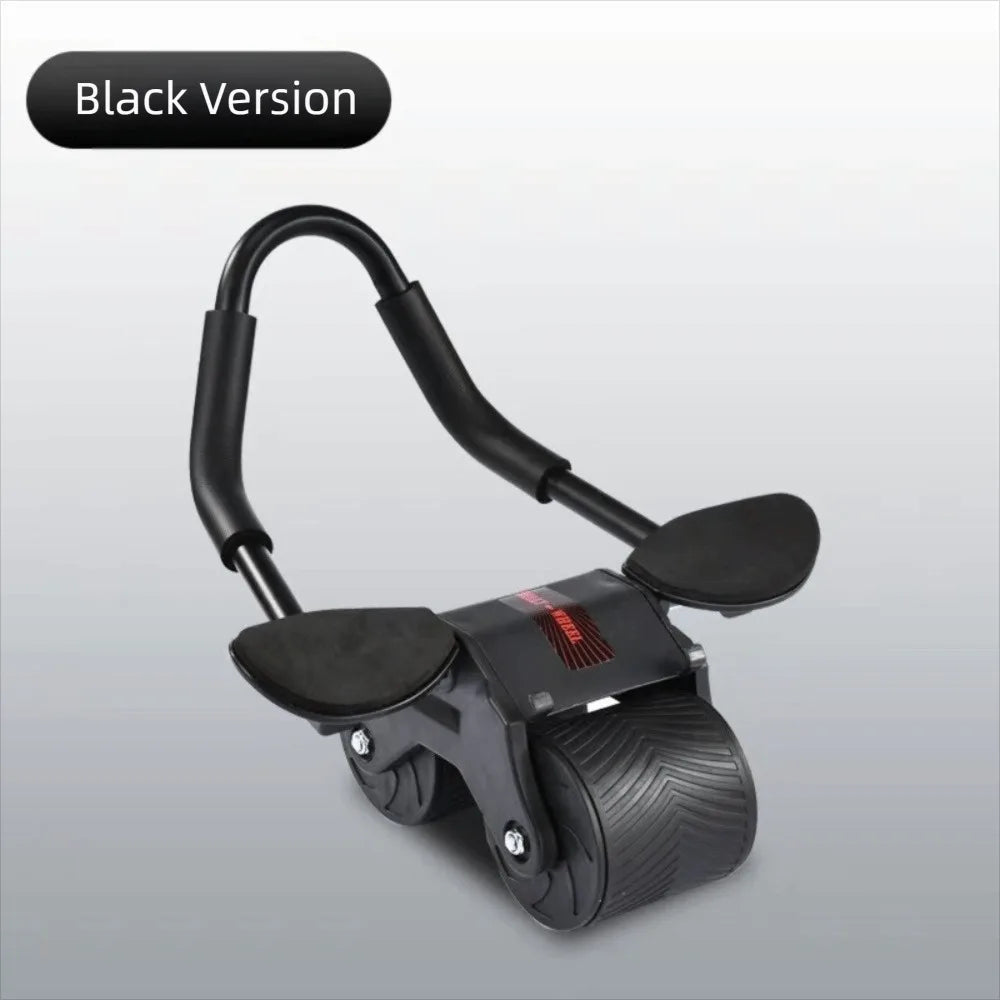Automatic Rebound Ab Roller Wheel — Core Trainer with Knee Mat