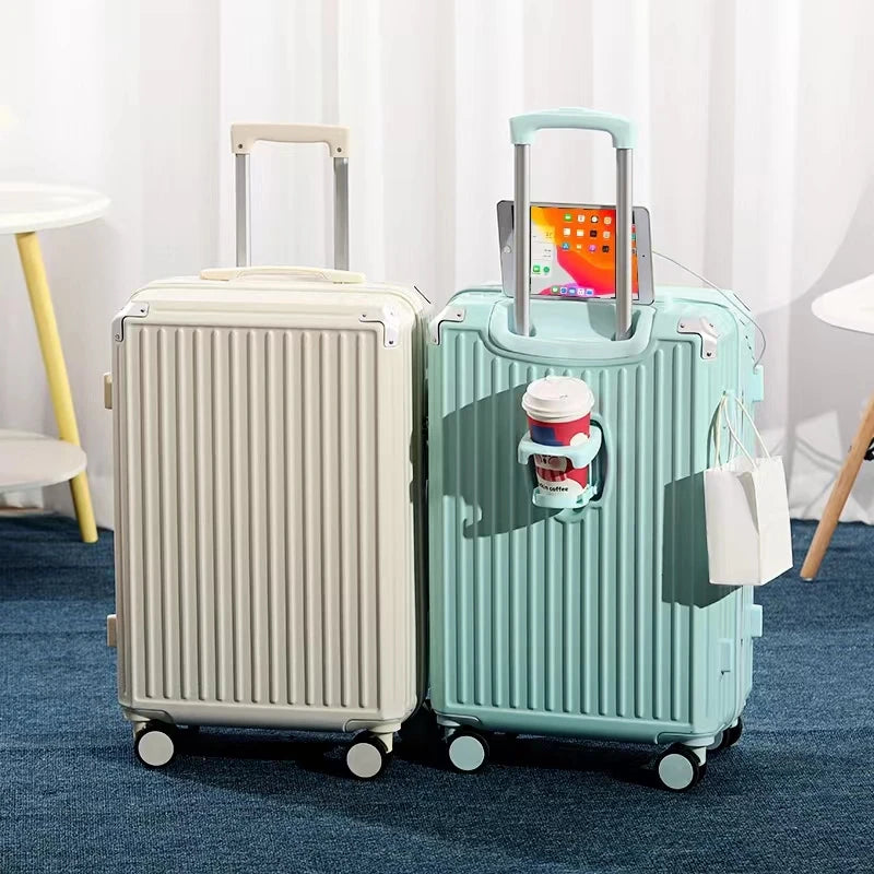 Multi-Functional Travel Suitcase — Large Capacity Carry-On with USB Port