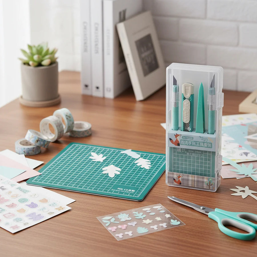 DIY Scrapbook Tool Set — 5-Piece Art Cutting and Carving Kit