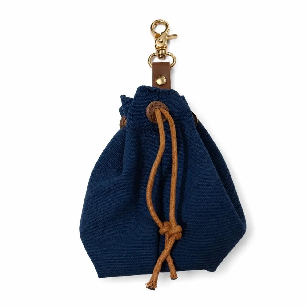 Portable Pet Snack Bag — Hands-Free Canvas Treat Pouch for Training