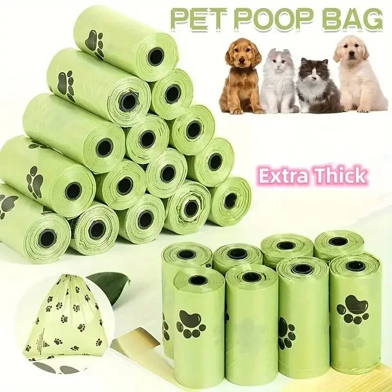 Large Pet Waste Bags — Convenient Outdoor Cleanup Refills