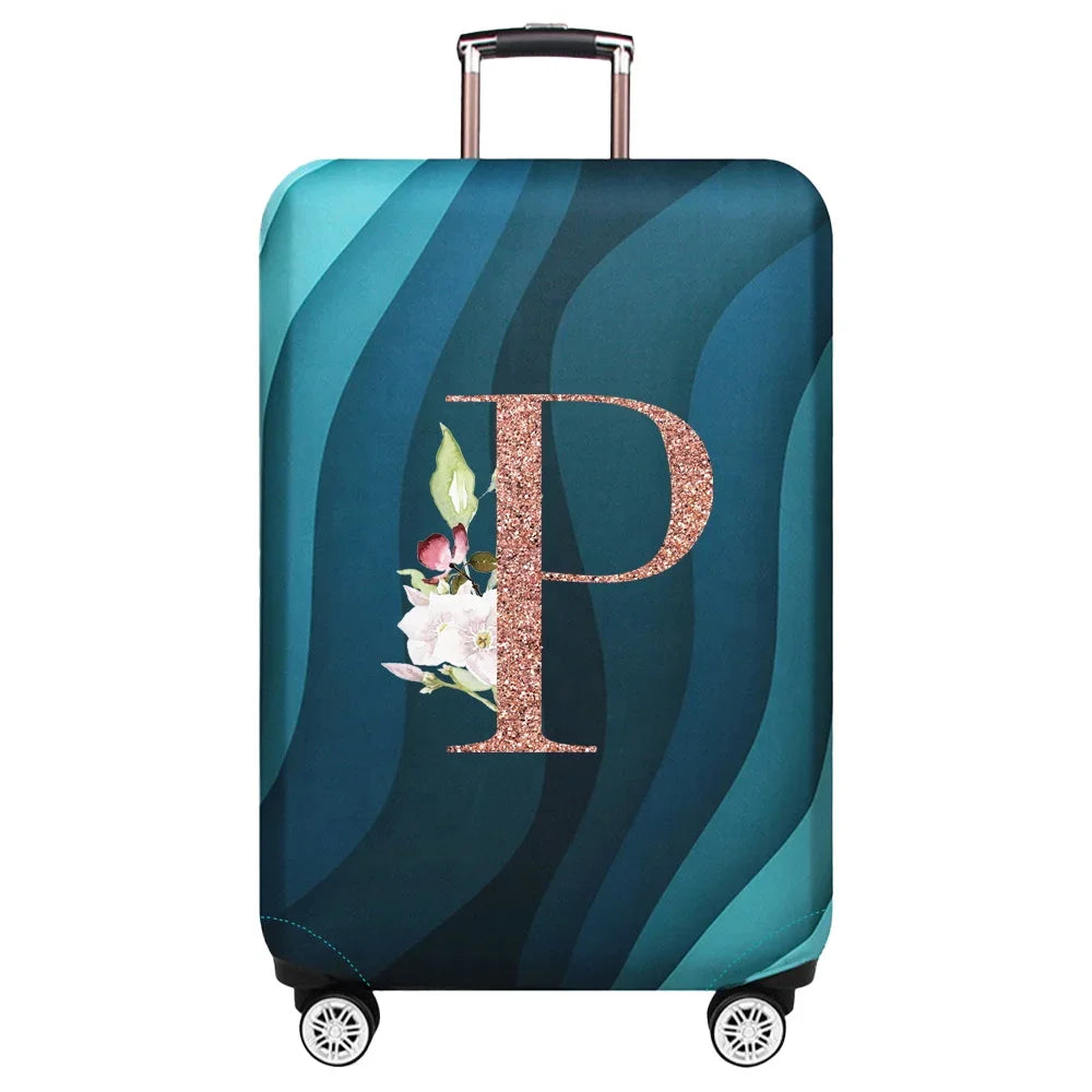 Stretch Luggage Protector Cover — Decorative Suitcase Guard for Travel