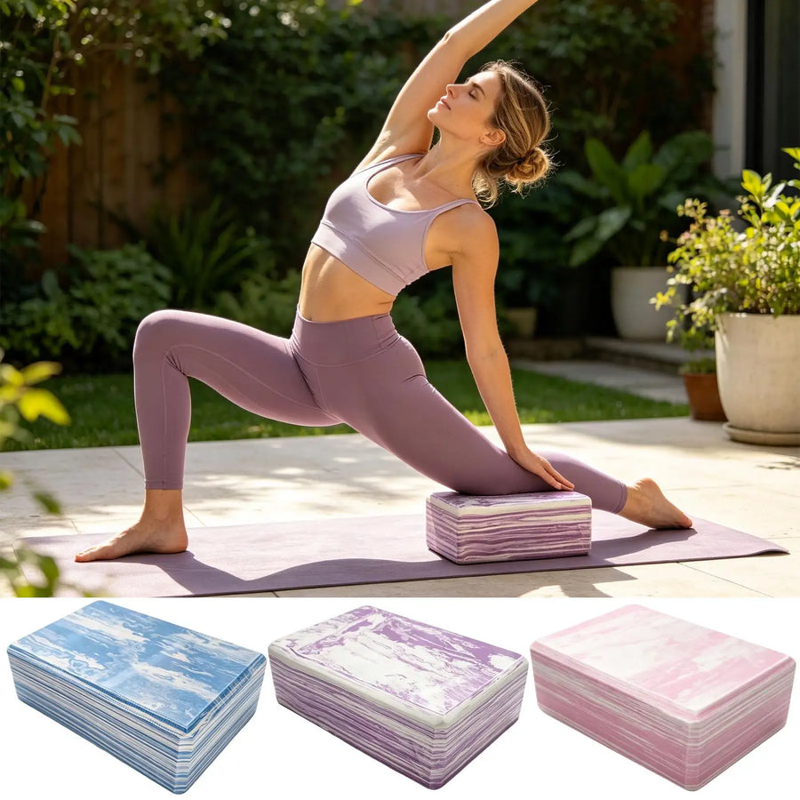 EVA Foam Yoga Block — Non-Slip Support for Stretching and Pilates