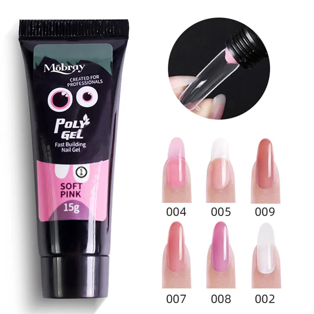 Poly Acrylic Gel Nail Extension — Quick Building Builder Polish