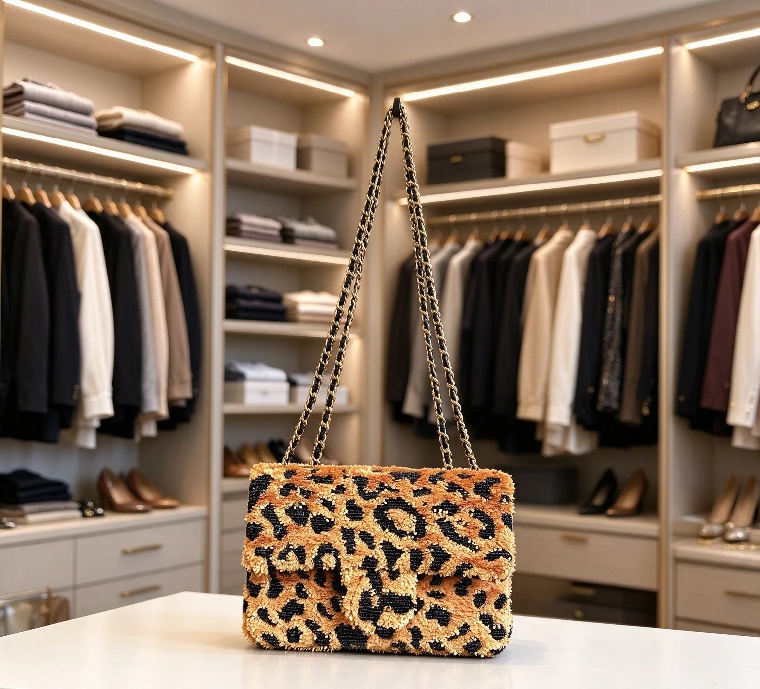 Elegant Leather Crossbody Bag — Large Capacity Shoulder Handbag for Women