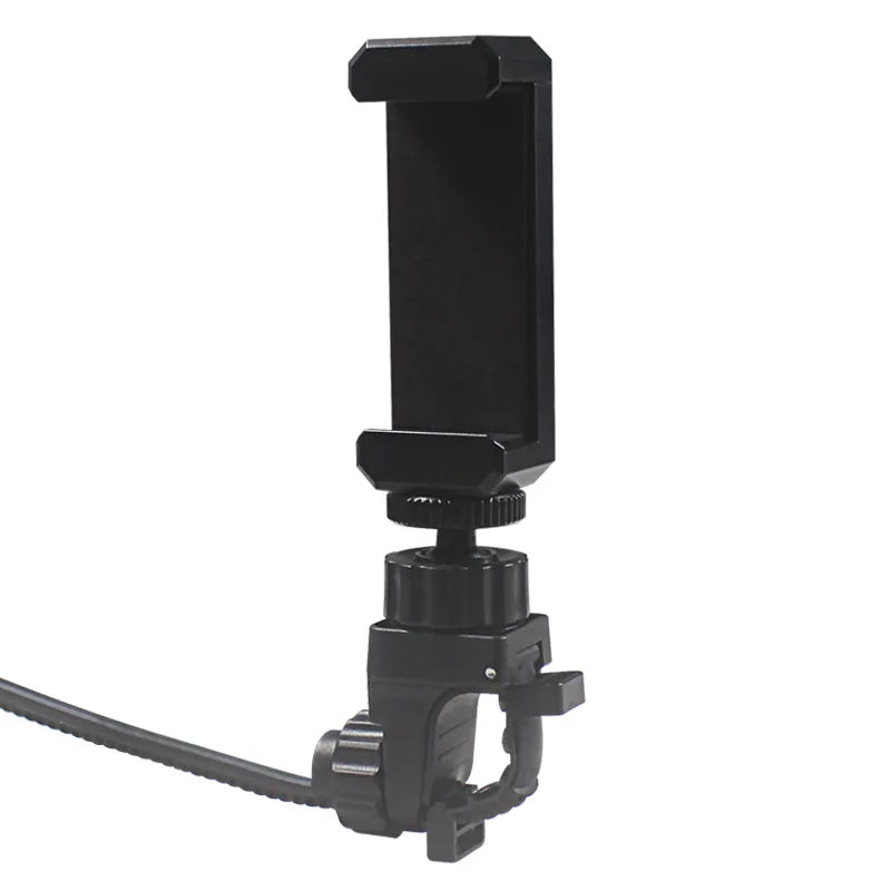 Brass Instrument Phone Stand — Adjustable Music Lyre Clamp Holder