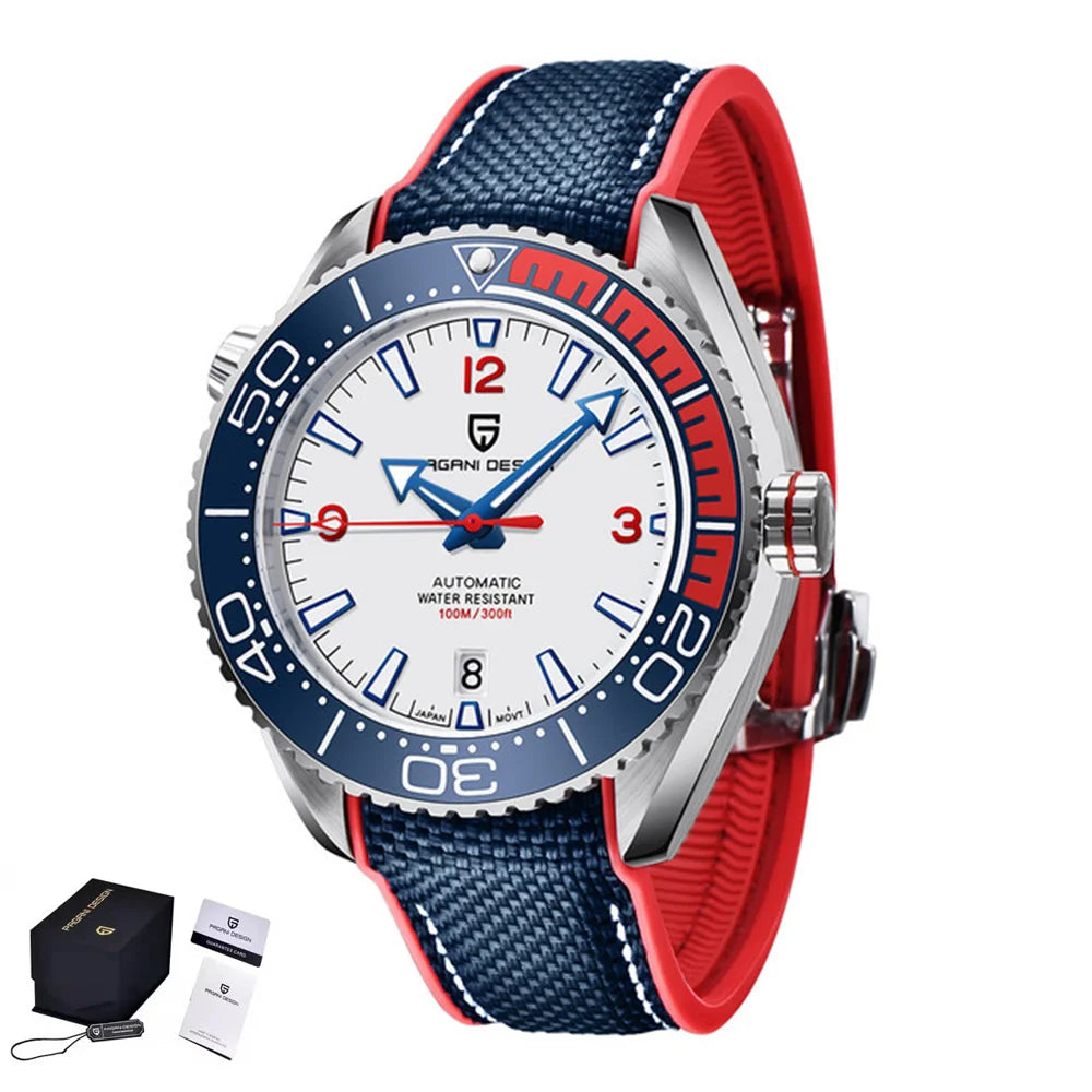 PAGANI DESIGN Luxury Men's Sports Watch — Automatic Mechanical Diver