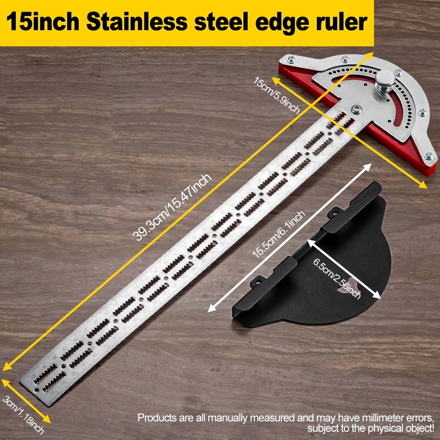 NIUXIANG Precision Woodworking Edge Angle Ruler — Multi-Functional Measuring Tool