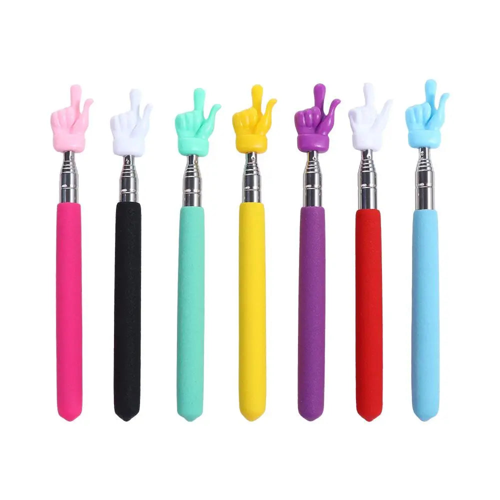 Retractable Teaching Pointer — Telescopic Whiteboard Finger Guide