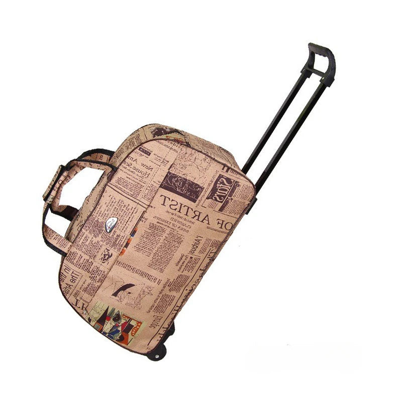 Rolling Travel Trolley Bag — Lightweight Waterproof Luggage for Business & Travel
