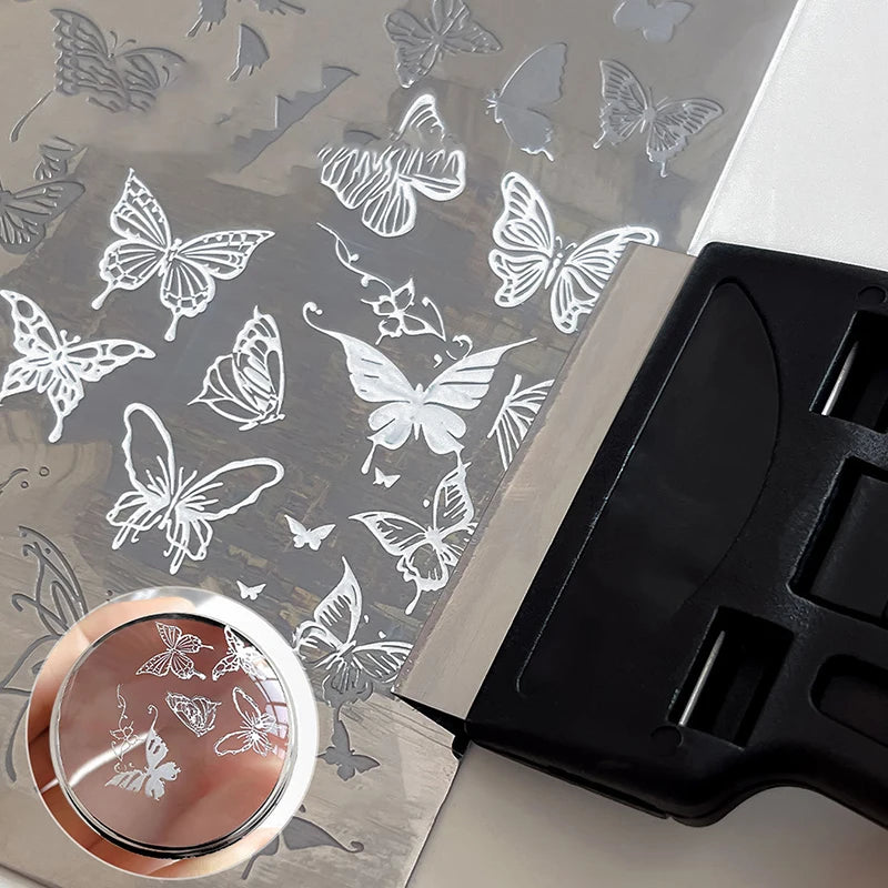 Nail Stamping Plate Scraper — DIY Nail Art Tool for Pattern Printing