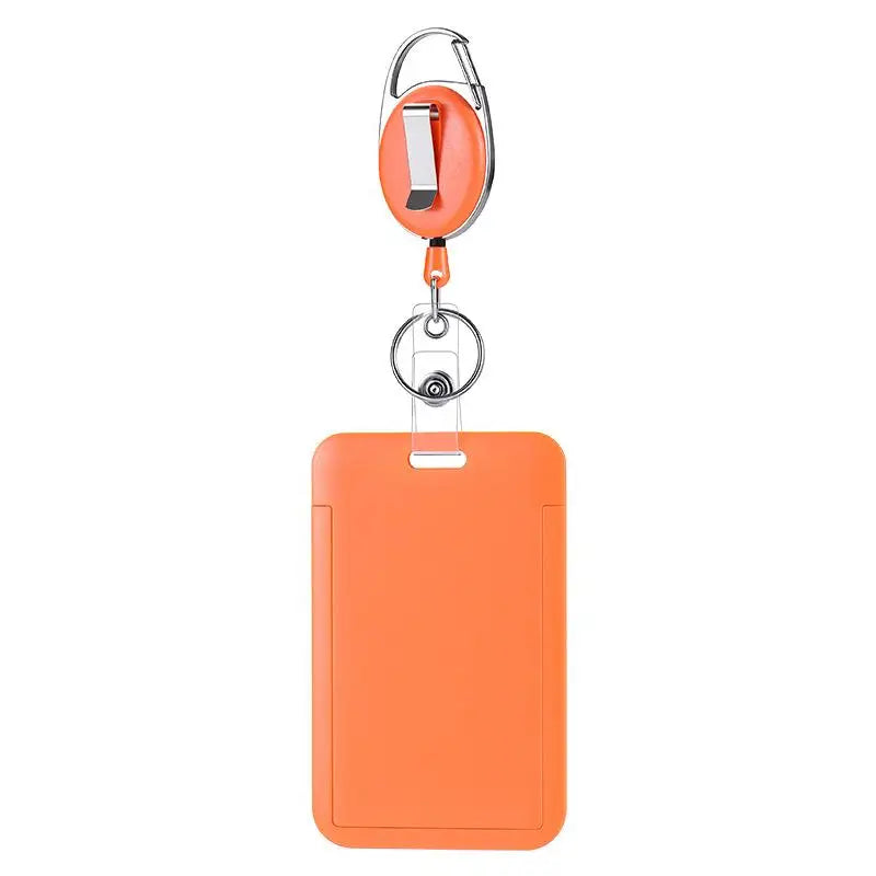 ZTBBAO Retractable Badge Holder — Durable ID Card Sleeve with Lanyard
