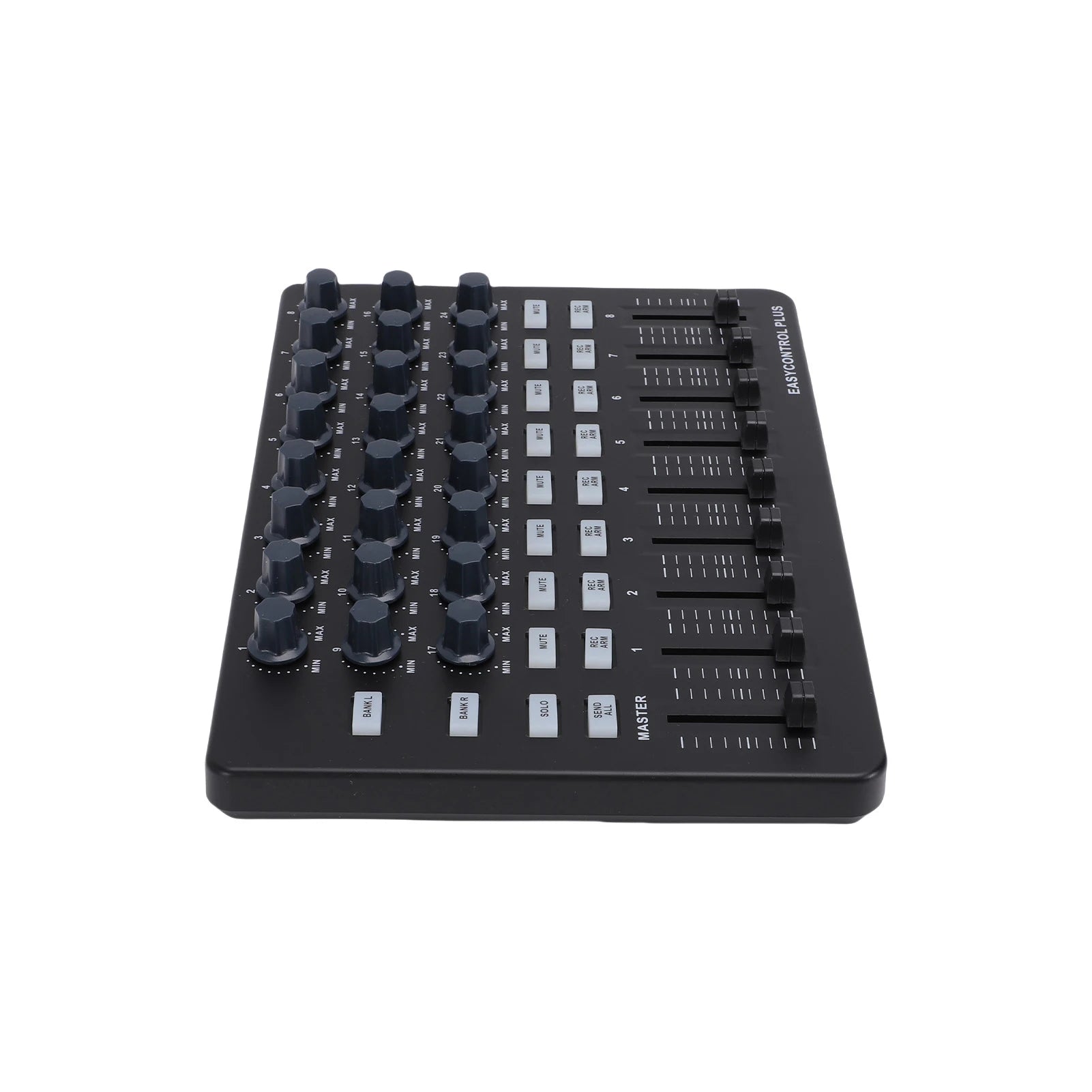 Portable MIDI Keyboard Controller — Music Production Tool with Knobs and Sliders