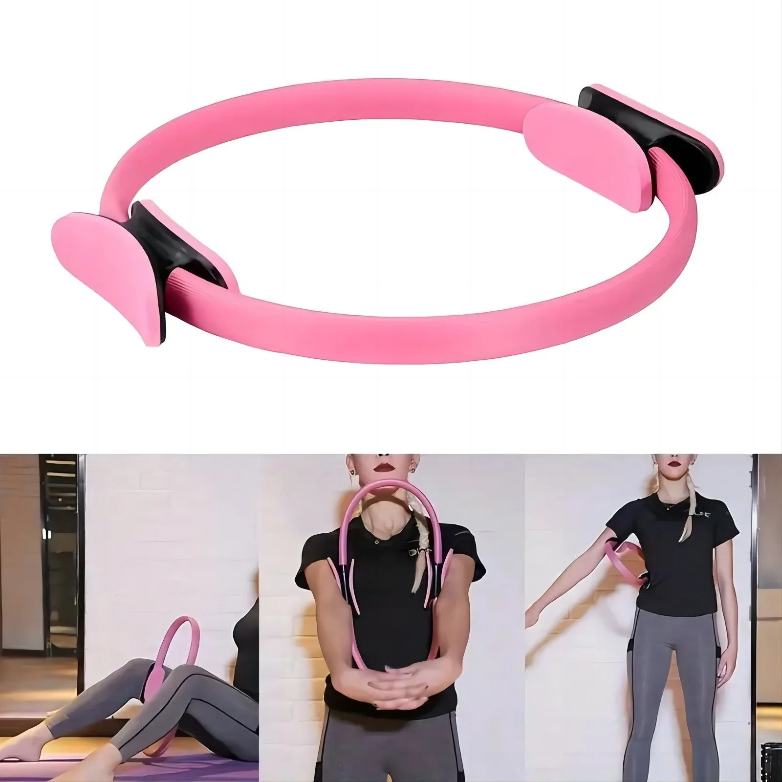 Yoga Resistance Ring Set — 5-Piece Pilates Training Kit