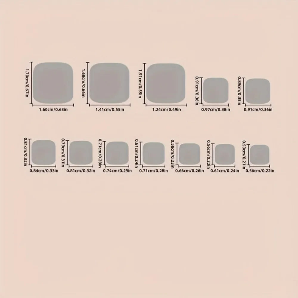 French Tip Press On Toenails — Pink and White Square Acrylic Set