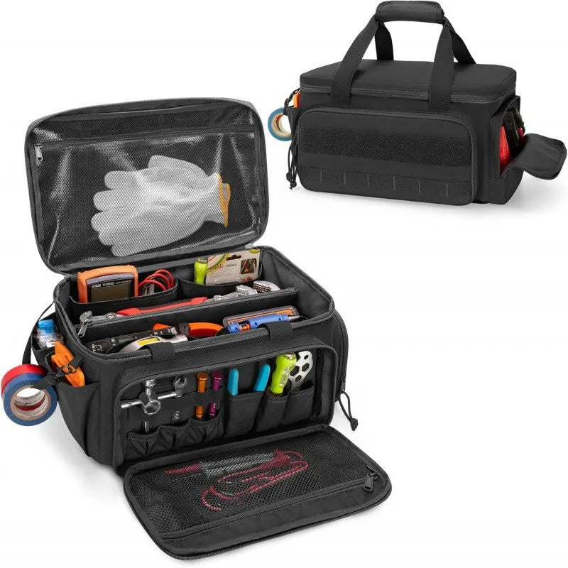 Heavy Duty 14-Inch Tool Bag — Durable Oxford Cloth Work Organizer