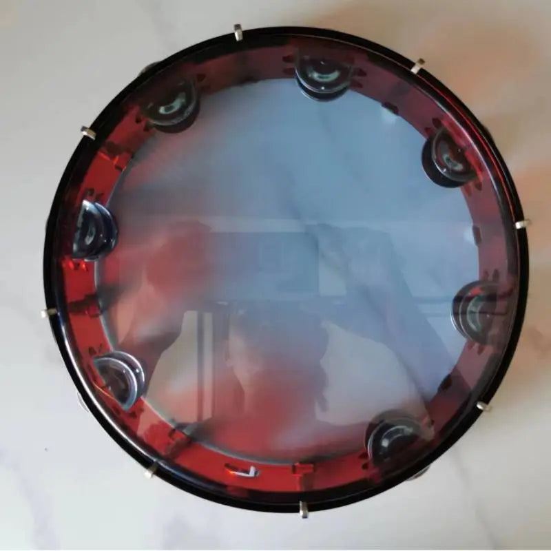 Marbit Adjustable Tambourine — Tunable Percussion Instrument with Metal Jingles