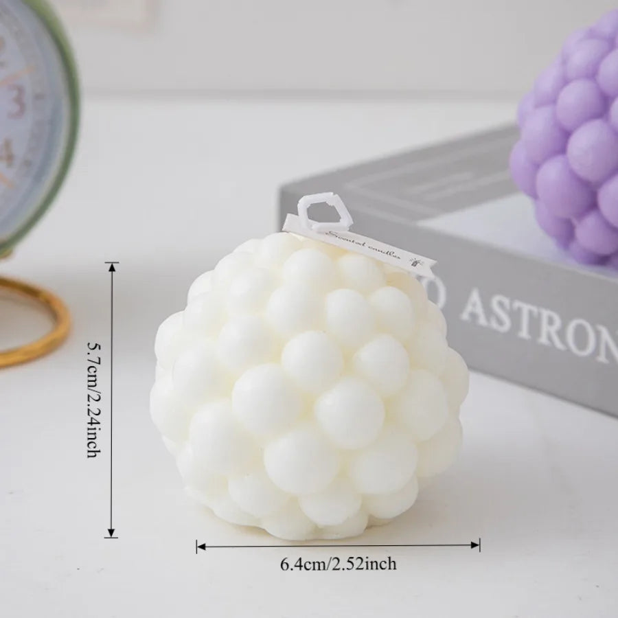 Nordic Bubble Cube Scented Candle — Soy Wax Aromatherapy Decor