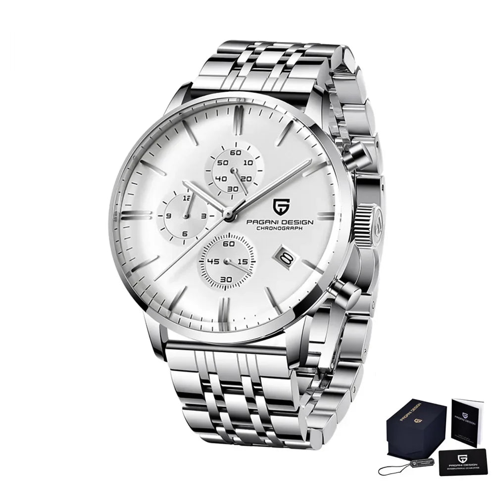 PAGANI DESIGN 2720 Chronograph Watch — Professional Business & Sport Quartz