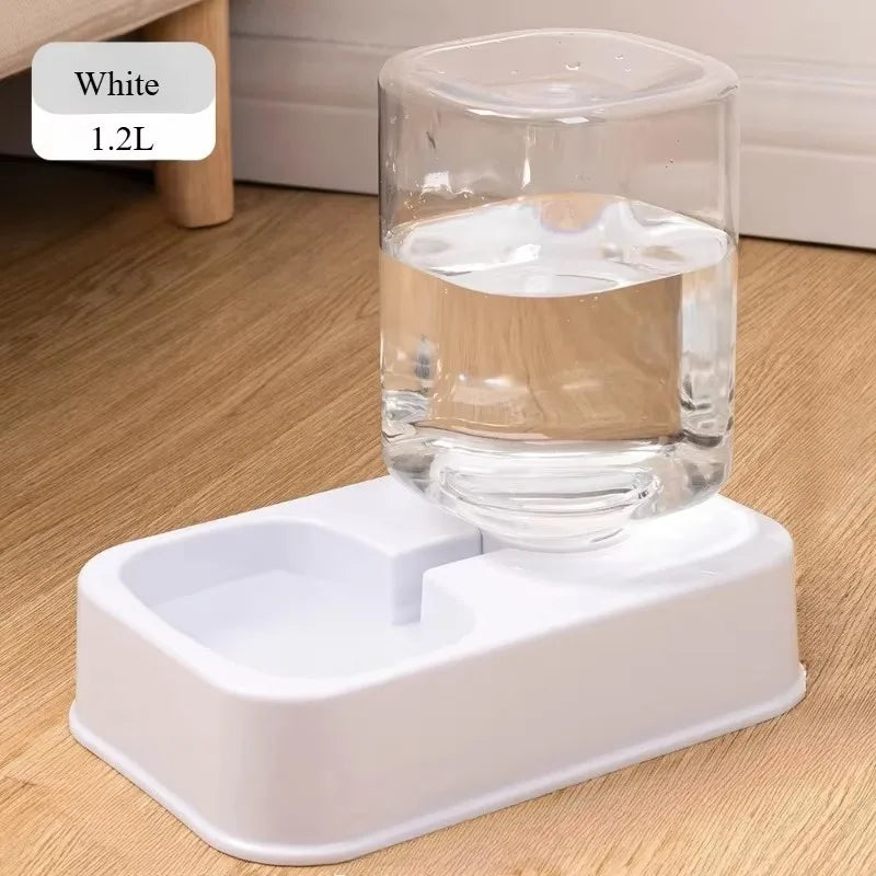 Automatic Portion-Controlled Pet Feeder — Built-In Water Dispenser System