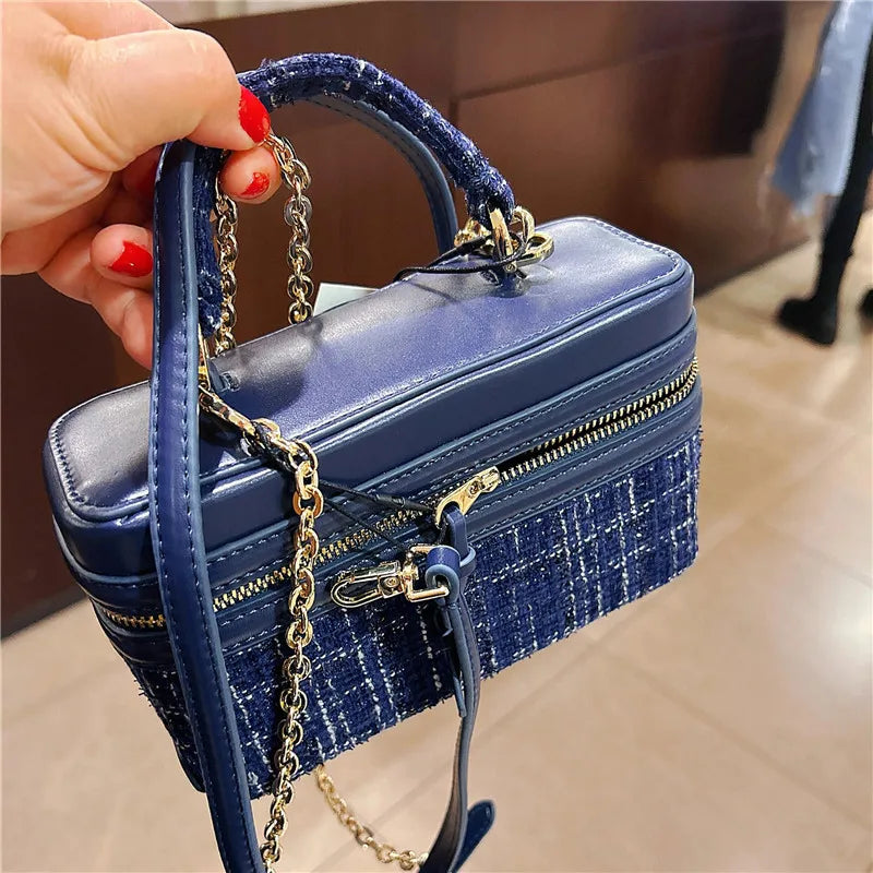 miflame Women's Mini Crossbody Bag — Structured Convertible Shoulder Bag