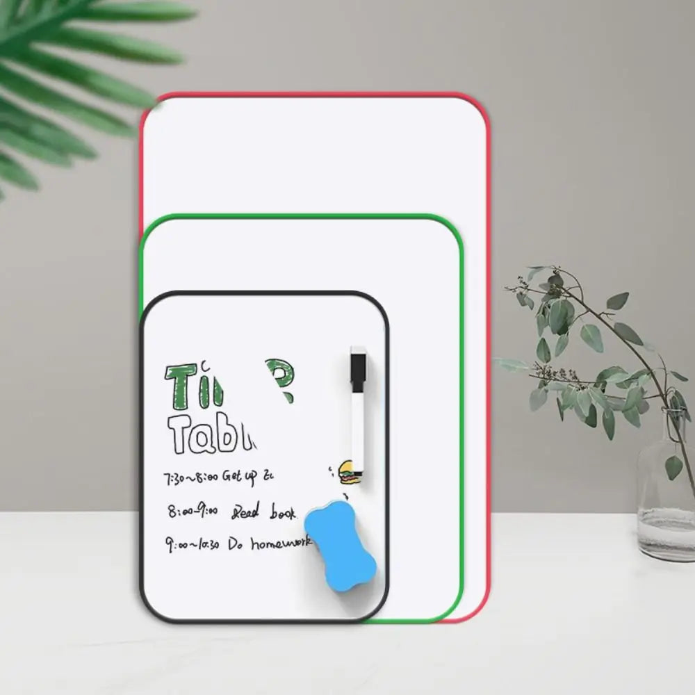 Double-Sided Dry Erase Whiteboard — Magnetic Reusable Writing Board