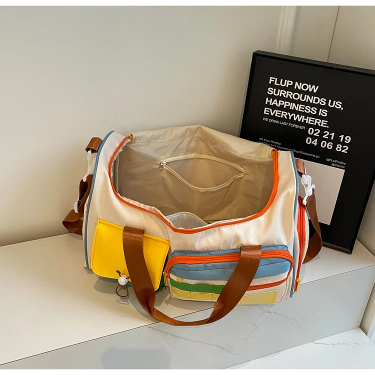 Large Capacity Travel Duffle Bag — Multi-Pocket Gym & Weekend Bag