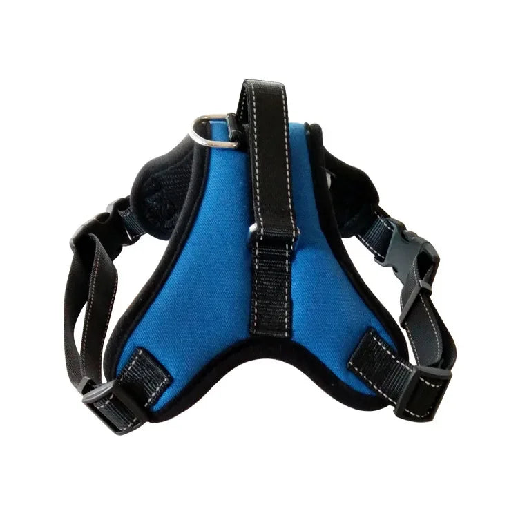 Breathable Nylon Dog Vest Harness — Adjustable Quick Release Design