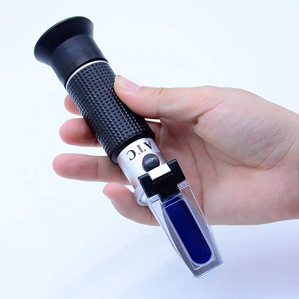LPPCOLTD 4-in-1 Automotive Refractometer — Antifreeze, DEF, and Battery Tester
