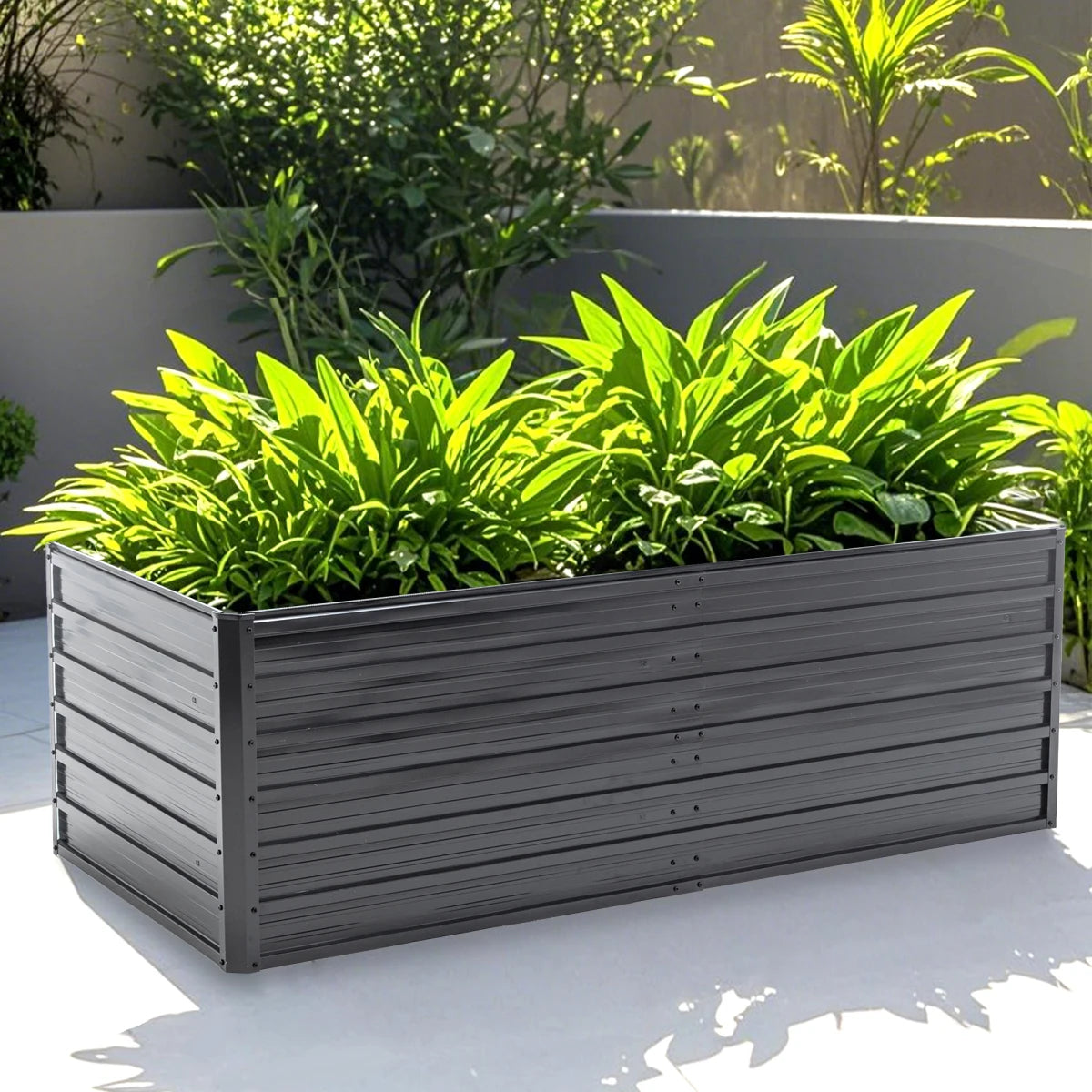 Metal Raised Garden Bed Kit — Rustproof Elevated Planter for Vegetables