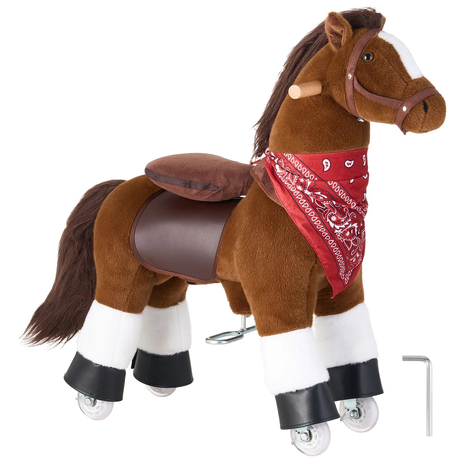 SucceBuy Kids Ride On Horse — Interactive Pony Toy with Sound Effects
