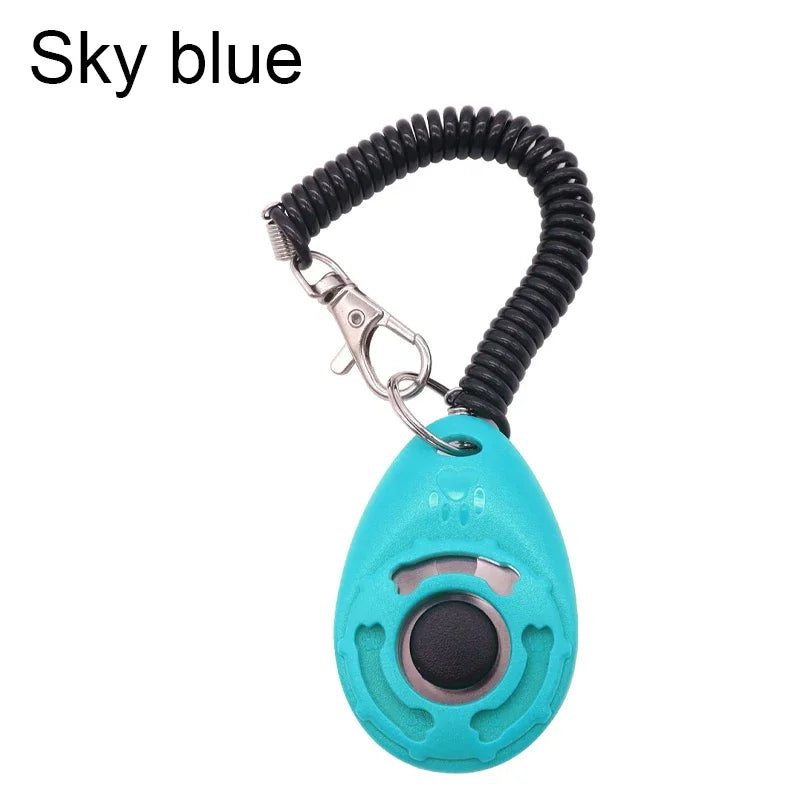 Pet Training Clicker — Ergonomic Reward Tool with Wrist Strap