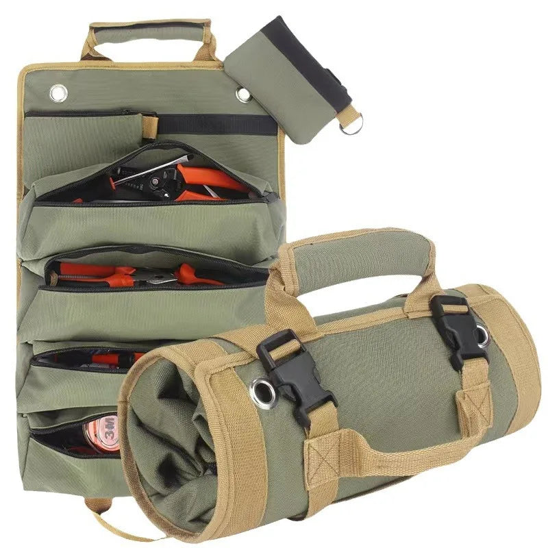 YTYIN Heavy Duty Tool Roll Bag — Waterproof Portable Organizer