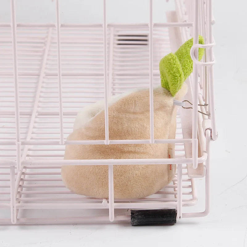 Fleece Hamster Nest — Cozy Warm Shelter for Small Pets