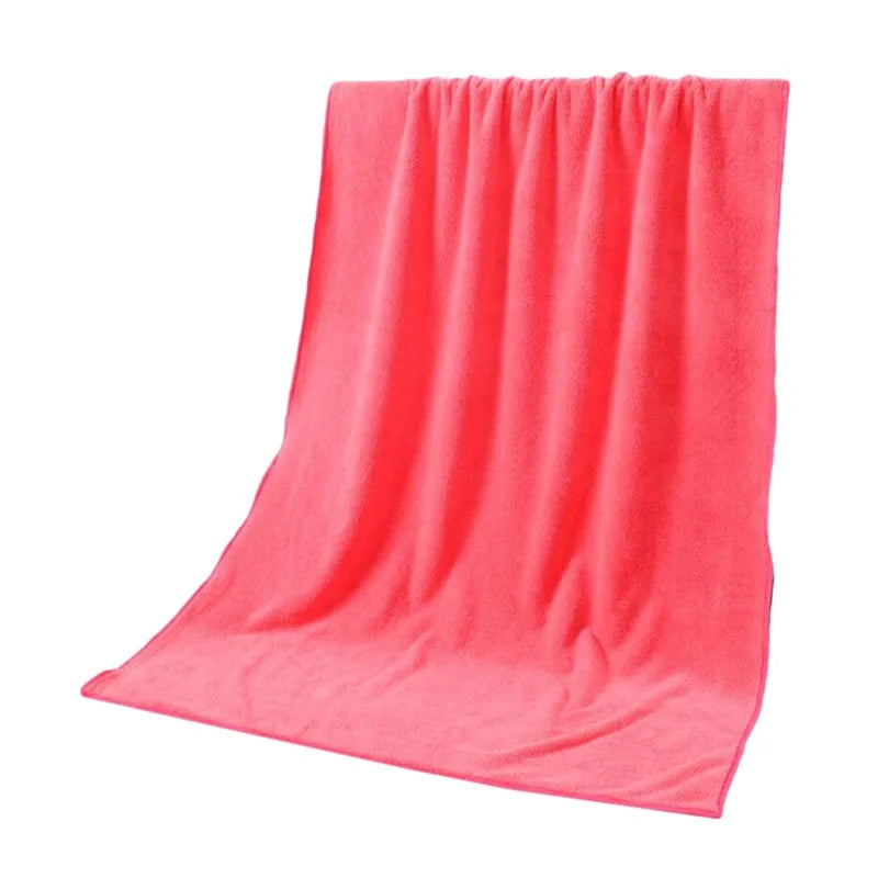 Beeinch Microfiber Coral Velvet Face Towel — Ultra Absorbent Soft Drying Cloth
