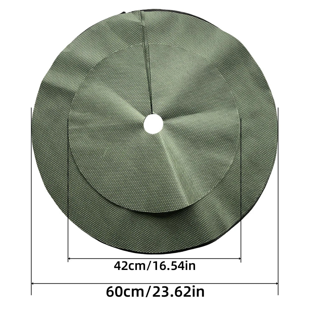 Tree Mulch Ring Weed Barrier — Biodegradable Garden Protector Mat