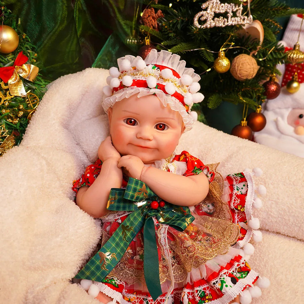 Lifelike Silicone Reborn Doll — Realistic 46cm Collectible Baby Doll