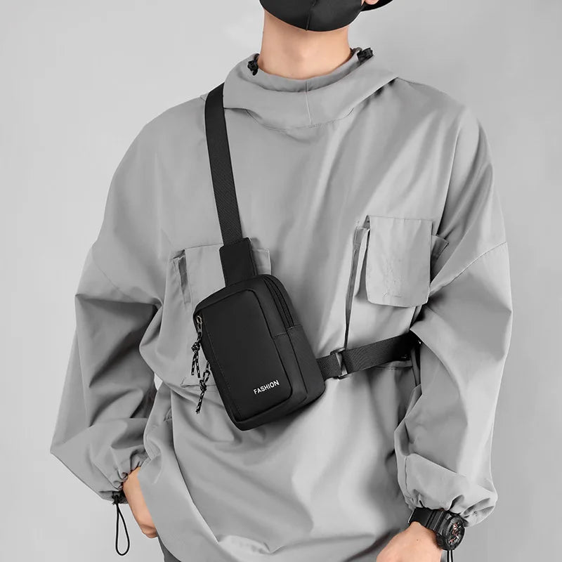 Mini Sling Chest Bag — Waterproof Crossbody Shoulder Bag for Travel