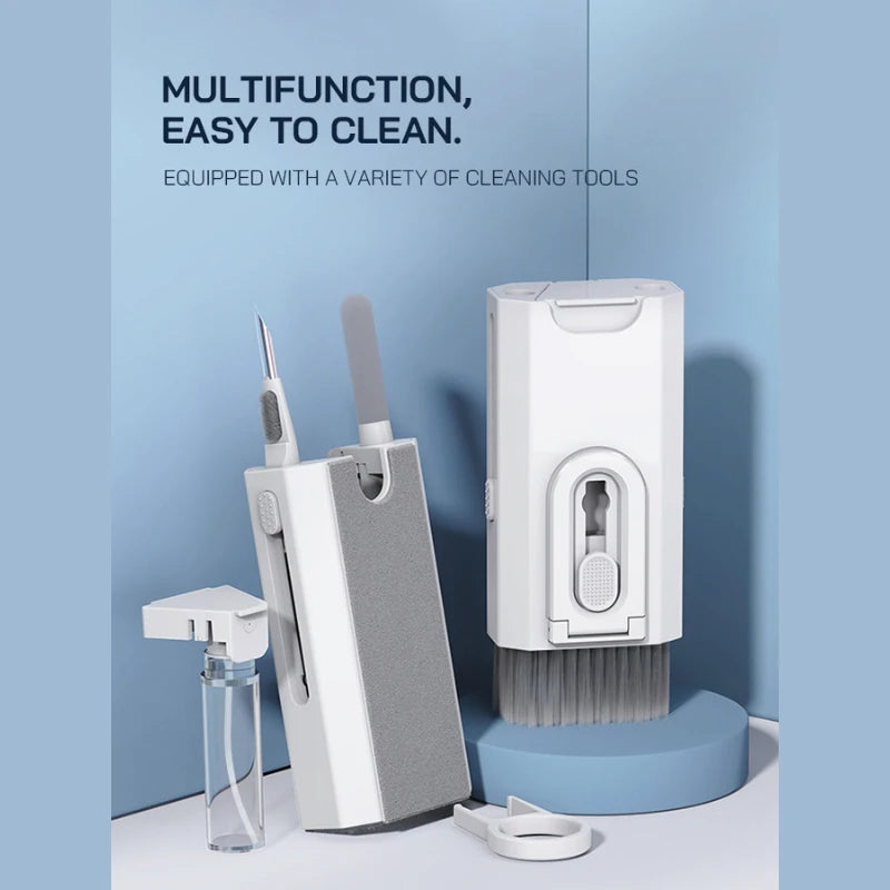8-in-1 Multi-functional Electronics Cleaning Kit — Comprehensive Tool Set for Gadgets
